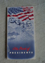 Vintage 1956 Booklet The Book of Presidents AP&amp;L - $24.39 CAD