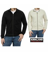 Kirkland Signature Men&#39;s Full Zip Mock Neck Sweater - £19.13 GBP