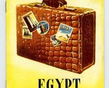 1954 Egypt Tourist Information Book Land of Sunshine Comfort Romance &amp; H... - £17.66 GBP