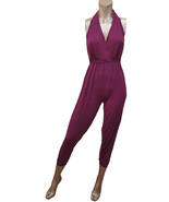 L&#39;AGENT BY AGENT PROVOCATEUR Womens Jumpsuit Solid Fuchsia Size S - £369.70 GBP