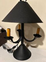 Colonial Walker House accent Lamp in Textured Black metal image 2