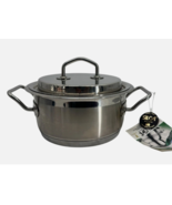 Silga Teknika  12020, 8”/20cm Casserole 18/10 Stainless Steel MADE IN ITALY - €94,53 EUR