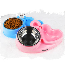 Viilich Pet Drinking Bowls Auto Drink Dispenser Dog Cat Feeder Food Water Bowl - £8.65 GBP