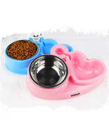 Viilich Pet Drinking Bowls Auto Drink Dispenser Dog Cat Feeder Food Wate... - £8.75 GBP