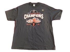 San Francisco Giants Shirt Mens MLB Baseball 2010 NLDS Playoffs Majestic XL - $18.69