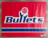 Vtg Starline Bullets Poster 16x20 Red Washington NBA Basketball Retro 90&#39;s - £18.91 GBP