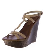 Elizabeth and James Hazel T-Strap Wedge Sandals 9.5 US - $85.13