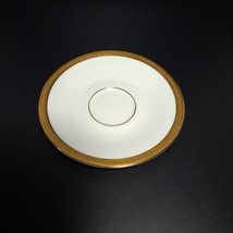 Royal Doulton English Fine Bone China Saucer Plate Royal Gold H4980 - £23.52 GBP