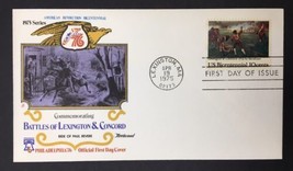 First Day Cover American Revolution Bicentennial April 19, 1975 Paul Revere - £8.05 GBP