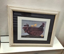 Warren Kimble American Folk Art Brown Hen with Chicks 1994 Barnyard Collection - £77.68 GBP