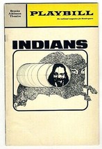Indians Playbill 1969 Stacy Keach Keene Curtis Ronny Cox Sam Waterston  - £11.69 GBP