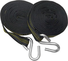 Black, Ten-Foot-Long Texsport Web Hammock Tree Straps. - £32.72 GBP