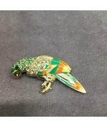Parrot Bird Brooch Pin - £10.77 GBP