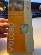 NIP VELCRO Brand Sew On Low Profile Fastener 6 ft x 3/4 in. White Sleek ... - $6.34