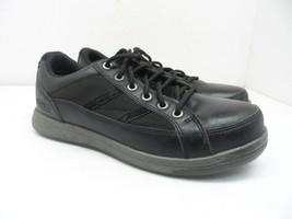 DAKOTA Men&#39;s Street Sport Steel Toe Steel Plate Lace-Up Shoe 3812 Black 7M - $21.37