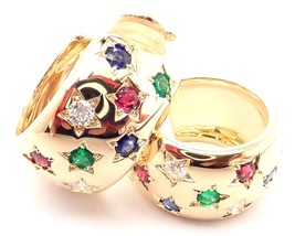 Authenticity Guarantee 
Authentic! Cartier Star 18k Gold Diamond Ruby Em... - £15,149.79 GBP