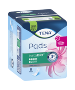 Tena Pads InstaDRY Long Length 8 Pads - $73.19