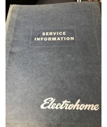 Service Information ELECTROHOME TV &quot;90&quot; CORSAIR PACE SETTER 22 TUBE -21 - $12.37