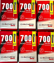 6 Pack 700 x 18-25c Schrader Valve Road Inner Tire Tubes in Box 33mm Val... - $23.71