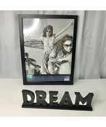 Black Home Decor Bundle - Picture Frame &amp; DREAM Sign Inspirational - £12.43 GBP