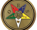 Eastern Star Medallion for Box Cremation Urn/Flag Case - 2 Inch Diameter - $109.99