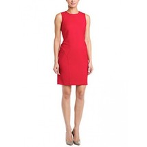 New Womens NWT Designer Paperwhite Collection Red Dress 12 Sheath Seamed... - £313.16 GBP