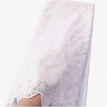 Swiss Ve White Lace Fabrics - Exquisite African Cotton Deli - £101.69 GBP