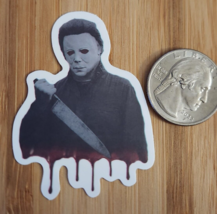 Michael Myers Sticker Horror Movie Halloween Sticker Michael Myers Decal Scary - £1.59 GBP