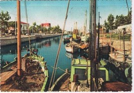 Italy Postcard Milano Marttima Cervia The Canal Harbour - $2.77