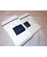 Ralph Lauren Palmer Percale 3P King flat Pillowcases Sheet set loft gray... - $200.56 CAD
