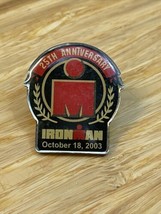 Vintage 2003 25th Anniversary Ironman Triathalon Lapel Pin Pinback KG JD - £19.47 GBP