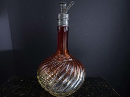c1870 Baccarat Gelle Freres Barber Bottle Rose Tiente Rare - £210.36 GBP