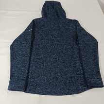 Columbia XK0215 Women's 1/4 Button Gray Pullover Hoodie Henley Sweatshirt Size M image 2