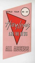 Huey Lewis and the News 1986-87 All Access Backstage Pass - £15.52 GBP