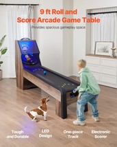 Roll and Score Classic Family Game Table LED Lights plus Multiple Game M... - $716.72 CAD