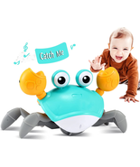 Crawling Crab Baby Toy - Infant Tummy Time Toys 3 4 5 6 7 8 9 10 11 12 B... - $28.73