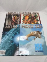 Lot Of (4) HDRI 3D Magazines Issues 1 2 3 9 Ice Age The Meltdown  - £62.63 GBP