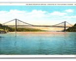 Bear Mountain Hudson River Bridge Road New York NY UNP WB Postcard N23 - $2.92