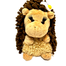 ABC Bakers Girl Scouts Plush Fluffy Hedgehog Stuffed Animal 7 inch - £8.16 GBP