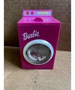 Barbie Doll Pink Washing Machine Mattel 2000 Wind Up works Laundry room ... - $12.82