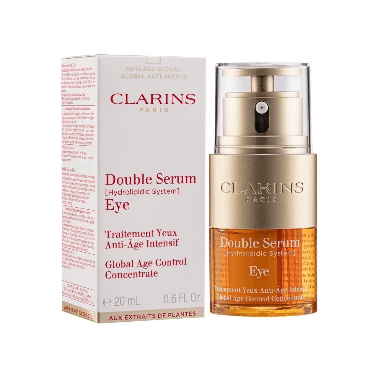 Clarins Double Serum EYE Complete age control concentrate 20ml BRAND NEW IN BOX - $61.70