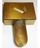 VINTAGE COPPER PORTABLE TRAVEL ASHTRAY - $12.00