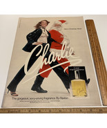 Vintage Print Ad Revlon Charlie Perfume Santa Claus Shelley Hack 1970s E... - £11.70 GBP