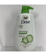 Dove Body Wash Cool Moisture Cucumber &amp; Green Tea 30oz - £7.03 GBP