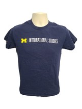 University of Michigan International Studies Adult Small Blue TShirt - $17.82