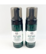 TWO The Body Shop Tea Tree Skin Clearing Foaming Cleanser 5 oz New - $1,482.34 MXN
