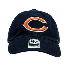 Chicago Bears 47 Clean Up Adjustable Cap Black Baseball Hat - $19.94