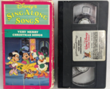 Disneys Sing Along Songs Very Merry Christmas Songs (VHS, 1988) - £8.64 GBP