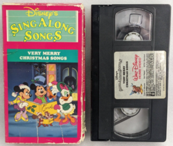 Disneys Sing Along Songs Very Merry Christmas Songs (VHS, 1988) - £8.63 GBP