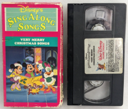 Disneys Sing Along Songs Very Merry Christmas Songs (VHS, 1988) - £8.64 GBP